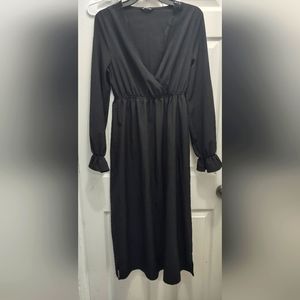 Black Wrap gown